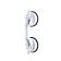 Handrail, white color with a suction mechanism
