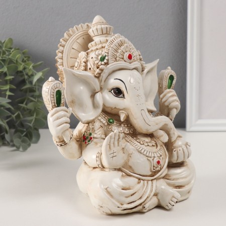 Souvenir Polystone under the stone "Ganesh - the god of wisdom and prosperity" 12x17.5x21 cm-1