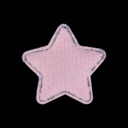 Application with sequins "Star", 3.7 × 3.7 cm, 10 pcs, pink color-2