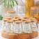 A set of glass jars for spices with a cork lid "Parfa", 200 ml, 7 × 7 × 8.5 cm, 12 pcs