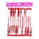 Gel pen, 0.5 mm, red, transparent case