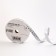 Plastic tape "Metallic stars", 1.2cm x 45m, white