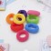Hair elastic band "Mahrushka" (set of 30 pcs) Color classic, 2 cm, mix