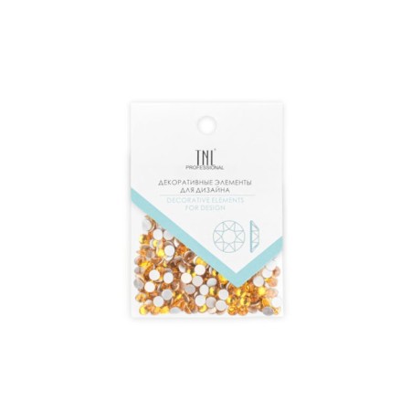 Rhinestones "Crystal", No. 10 Topaz, 50 pcs-1