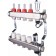 Aqualink Collector Group, 1 "X3/4", 2 outputs, with consumables, stainless steel