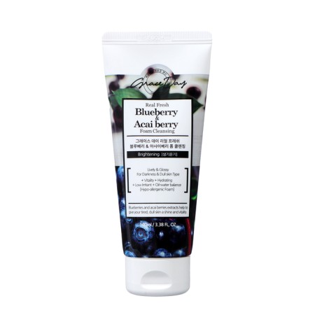 Grace Day foam, refreshing and cleansing, with blueberry and Assai, 100 ml-1