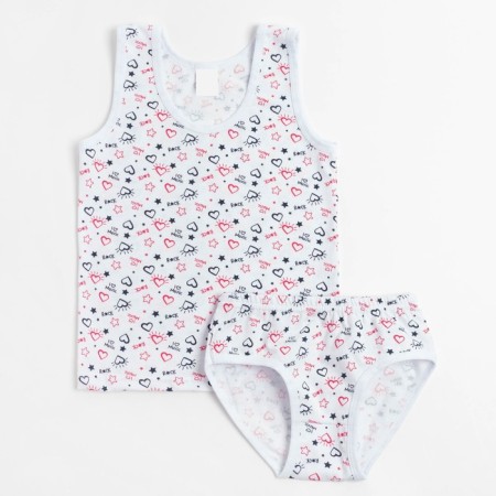 Set for girls, color mix, height 128 (34)-4