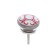 Metal handle for Blumen Haus Furniture "Eastern pattern", white, red