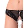Erolata access panties, stretch net, black color, size 50-52