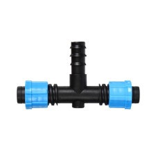 T-shaped connector for drip tape, 16 mm-1/2 