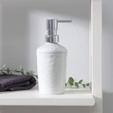Disator for liquid soap Tule, 350 ml, d = 7.7 cm, h = 16.7 cm, the color is light gray
