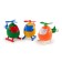 Zapochilok 1 hole with a helicopter container with an eraser, 3 colors