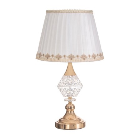 Table lamp "Rose" 1x40W E27+backlight, gold 30x30x55cm-5
