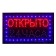 LED 48*25 cm LED sign "Open 24 hours", 2 modes 220v