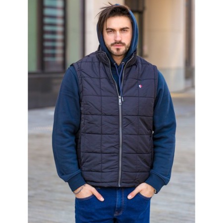 Male ise vest, size 50, black color-1