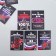 Cardboard "23.02" set 10 pcs (5 types) 4x6 cm