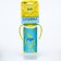 A bottle for feeding "Banans", classic throat, from 0 months, 250 ml., Cylinder, with handles