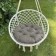Pillow for swing "Tina", diameter 60 cm, color gray color
