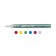 Flomasters 6 colors, Carioca Glitter, with sparkles, bullet -shaped node 1.0 mm, water -based ink, super -resistant tip