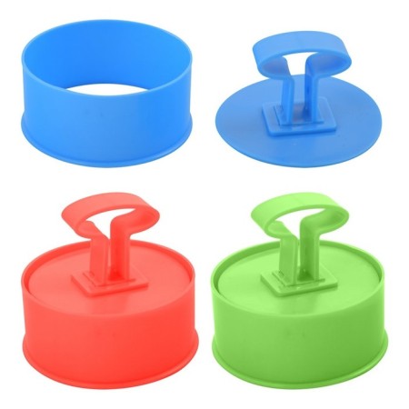 Culinary form with a cover cover "Circle", 9 × 9.5 cm, h = 4.5 cm, color mix-1