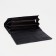 Women's wallet on magnets, black color
