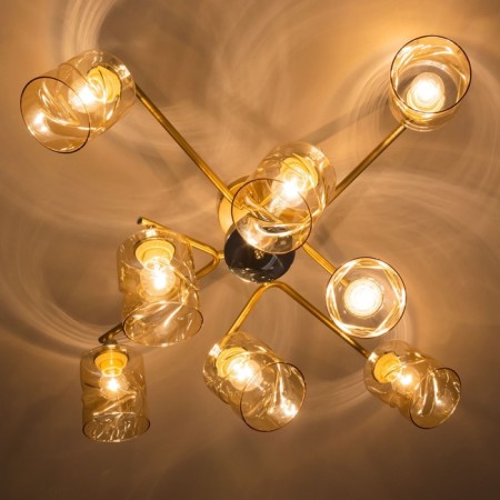 Cutilux Cutilux chandelier CL137182 70x70x29 cm, 8x60W, e27, yellow color-15