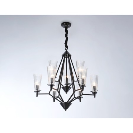 Suspended chandelier Ambrella TR3238/6+3 BK, E14, 9x40W D730x720 mm, black-2