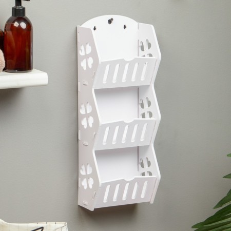 Bathroom shelf 45 x 11 x 17 cm, plastic-1