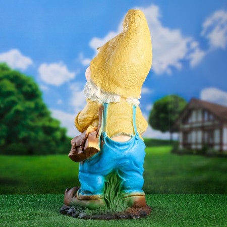 Garden figure "Dwarf with a book", 30x28x70 cm-2