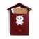Mail box with a lock, vertical, "house", cherry