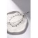 Metallica chocker stars, silver color, l = 30