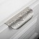 Cappio pen, m/o 96 mm, with a pattern, matte gray color