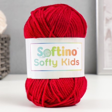 Yarn 100% acrylic "Softy Kids" 90m ± 5m 50 g Color 33 Bordeaux 5443669