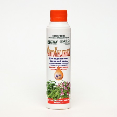 Microfidance of phytokishtyzninka for acidification of hard irrigation water, 0.2 liters