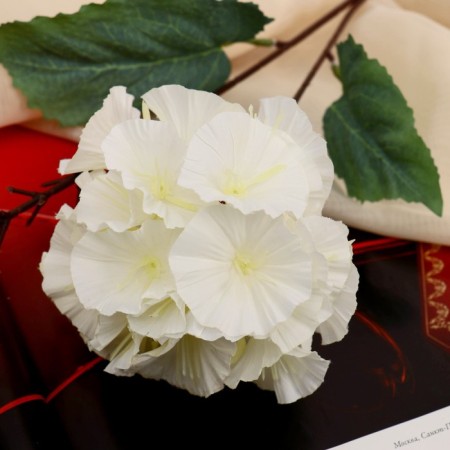Artificial flowers "Rosita hydrangea" 60 cm, white-1