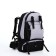 Tourist backpack, TAIF, 65 l, lightning department, 3 outer pockets, black/green/gray color