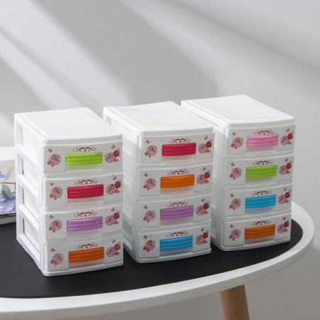 Mini-cavity for little things, 4 sections, 13 × 9 × 15 cm, color mix-3