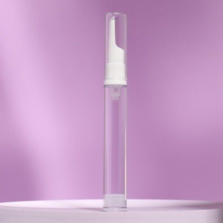 A bottle for storage, with a dispenser, 15 ml, white/transparent color-4