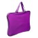 Folder with handles Textile A4, 360 x 270 x 20 mm, "Office" 1Sh421, inner pocket, purple