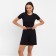 Female set (T -shirt, shorts) minku: Home Collection Black Color, size 48
