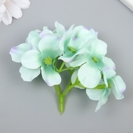Flowers for decorating "hydrangea" lilac-blue 10x10 cm-2