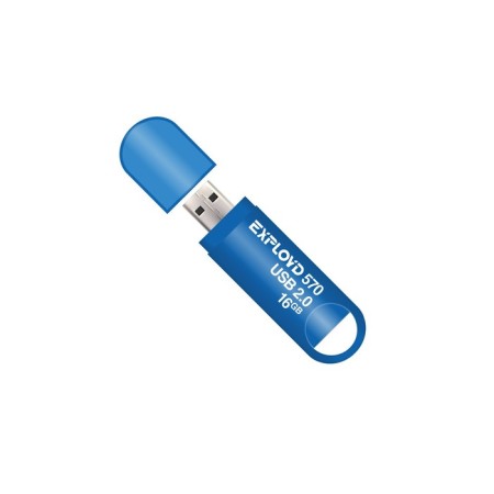 Flashka Exployd 570, 16 GB, USB2.0, Thu up to 15 MB/s, PLO up to 8 Mb/s, blue