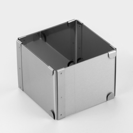 Baking form with “square” size adjustment, h -8.5 cm, 10x10 - 18x18 cm-4