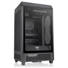 The case Thermaltake The Tower 200 Black without PSU Miniitx 11x120mm 5x140mm 2xusb3.0 Audio Bott 106498