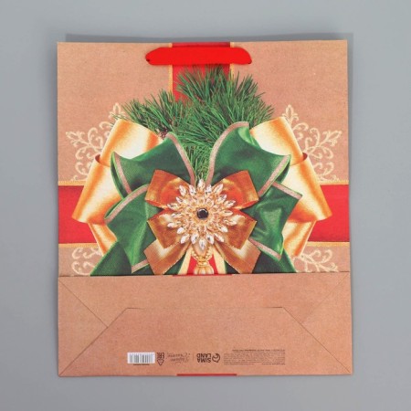 Craft vertical “New Year gift”, m 26 x 30 x 9 cm, New Year-7