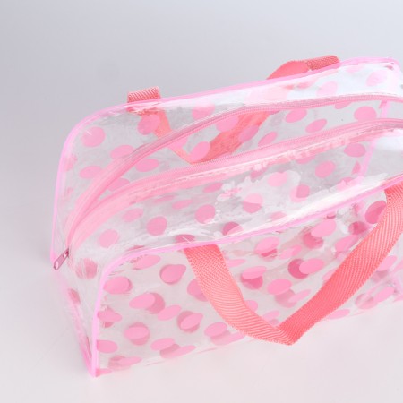 Lightning cosmetic bag, pink color-2