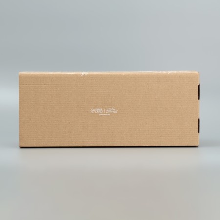 Gift Folding Box with PVC, packaging, "Flowers", 16 x 35 x 12 cm-3