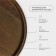 ADELICA, D = 25 × 1.8 cm, is saturated with oil, an array of birch.