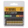 Denzel 11654 bit set, hexagonal profile, PZ2 x 25 mm, steel S2, 10 pcs.