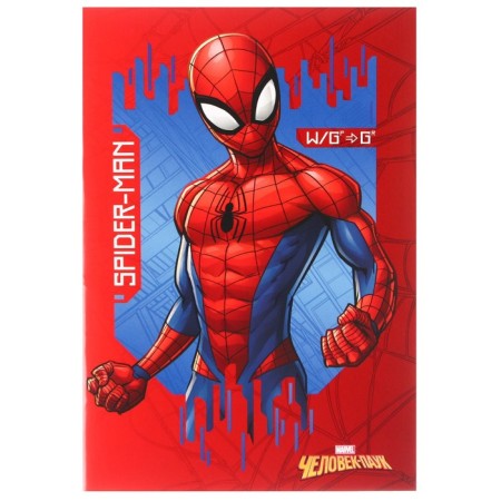 Notepad A6 32 liters on the paper clip superhero-3
